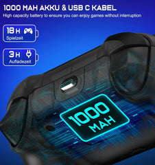 HASACOOL Switch kontroler z osvetlitvijo RGB in makro programabilnimi gumbi