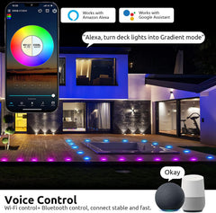 FVTLED 31 mm WiFi RGB Vgradne Talne LED Svetilke – Set 10 kos