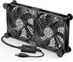 ELUTENG 120 mm dvojni USB ventilator