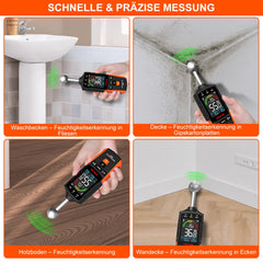 LASELION merilnik vlage s kroglastim senzorjem za les, stene in gradbene materiale