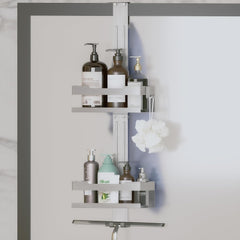 HOSANWELL viseča kopalniška polica iz nerjavečega jekla brez vrtanja