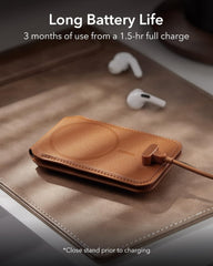 Denarnica za Magsafe s sledilnikom Find My za iPhone 16/15/14/13/12 - Rjava