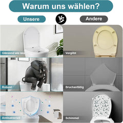 MEEJEE WC deska D-oblike s počasnim zapiranjem
