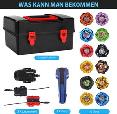 DEZAWRTY X Battle Spinner Set Komplet Vrtavk za Bitke