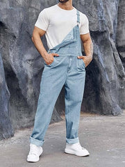 RUNCATI L moški jeans kombinezon z naramnicami