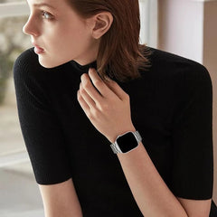 HITZEE kovinski pašček za Apple Watch 42–49 mm iz nerjavnega jekla