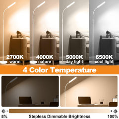 YIKUNENG Talna LED svetilka z nastavljivo svetlostjo