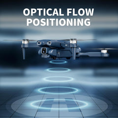 FAKJANK Dron z brezkrtačnim motorjem in dvojno kamero – 1080P HD posnetki, 5GHz FPV prenos in optično pozicioniranje