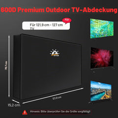 ZETTUM vodoodporna zaščitna prevleka za TV 122–127cm