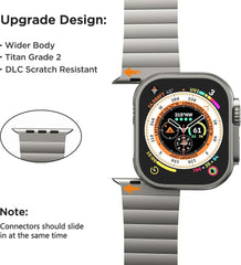 Titanov pašček za Apple Watch Ultra 2/Ultra 49 mm, 45 mm, 44 mm, 42 mm