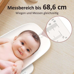 GROWNSY digitalna tehtnica za dojenčke in odrasle z odstranljivim pladnjem - nosilnost do 150 kg