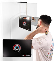 LIPFISBARBERSHOP Mini LED 3-delno ogledalo za samostriženje las
