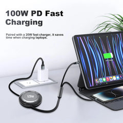 WVOILLTY 120 W Večnamenski izvlečni polnilni kabel