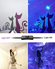 2× ONFORU 24 W LED UV reflektor s stikalom