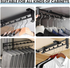 ARESVRGO raztegljiva obešalna palica - set 2 kosa