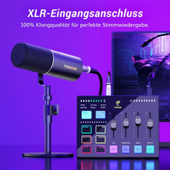 TONOR TX310 avdio mešalnik za streaming in podcast
