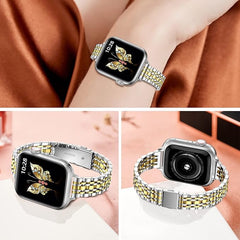 MIOHHR Eleganten Kovinski Pašček za Apple Watch 38/40/41 mm