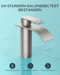 FORIOUS Kopalniška Armatura Z Vodopadnim Izlivom - brušen videz, 110 mm