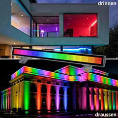 CREATESTAR RGB LED projektor z daljinskim upravljanjem 48W