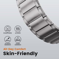 LULULOOK titanov pašček za Apple Watch DLC