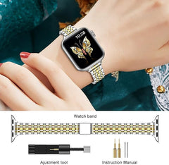 MIOHHR Eleganten Kovinski Pašček za Apple Watch 38/40/41 mm