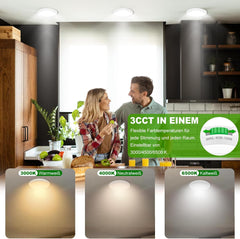 6x 7W JAENMSA LED Vgradni Spoti
