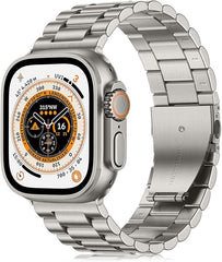 NETOLO Premium kovinski pašček za Apple Watch 49 mm–38 mm iz nerjavečega jekla