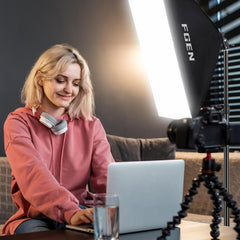 FGEN profesionalni fotografski set – LED softbox 135 W + štirinožni stativ