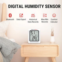 3x TEMPPRO Bluetooth termometer in higrometer za prostor