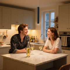 ACMHNC viseča svetilka s polnilno baterijo in nastavljivo višino