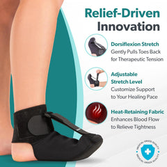 BRACEABILITY nočna opornica za plantarni fasciitis L