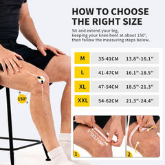 CAMBIVO Kompresijski opornici za koleno - 2 kosa, XL