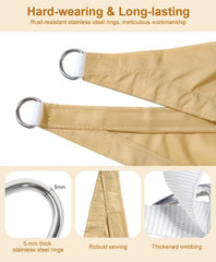 LOVE STORY trikotno vodoodporno senčilo - 4 × 4 × 4 m