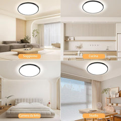 YEXATI LED stropna svetilka 24W z daljincem 29,5cm