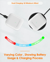 Brezžična polnilna škatlica za AirPods 1. in 2. generacije