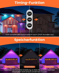 2x MEIKEE RGB LED reflektor z daljinskim upravljalnikom