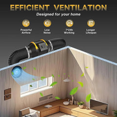 FANGOFAST 125 mm cevni ventilator 230 v