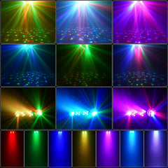 RTKTOUP 4-v-1 Disco Party Luč s Stojalom in Daljincem