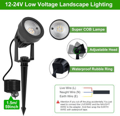 T-SUNUS komplet 6 zunanjih LED reflektorjev RGB z daljinskim upravljanjem