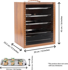 ODOXIA vitrina za zbirateljske figure, avtomobilčke in mini modele