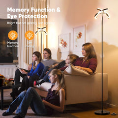 SIBRILLE vrtljiva talna svetilka z 3 barvnimi temperaturami in nočnim načinom