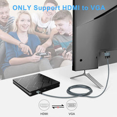 TWOZOH 1080p 60 Hz HDMI v VGA Kabel - 1,5 m