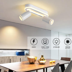 MYCUL LED stropni reflektor z 2 žarnicama GU10 3000 K