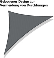 LOVE STORY trikotno senčilo z montažnim kompletom - 2,5 × 2,5 × 3,5 m