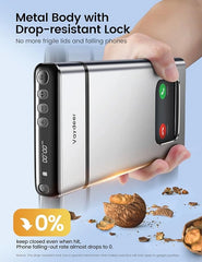 VAYDEER kovinski sef za telefon s časovnikom