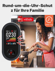 MOES 4-v-1 detektor CO in plina z alarmom
