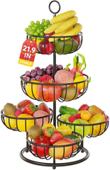 POUHENIER 5-nadstropna kovinska košara za sadje in zelenjavo