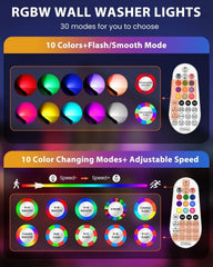 2x MEIKEE 42 W RGB LED reflektor z daljinskim upravljalnikom