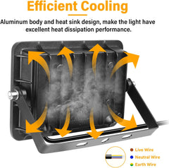 RIGIDON 30 W RGB LED reflektor z daljinskim upravljalnikom
