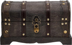 BRYNNBERG velika shranjevalna skrinja z ključavnico in ključem